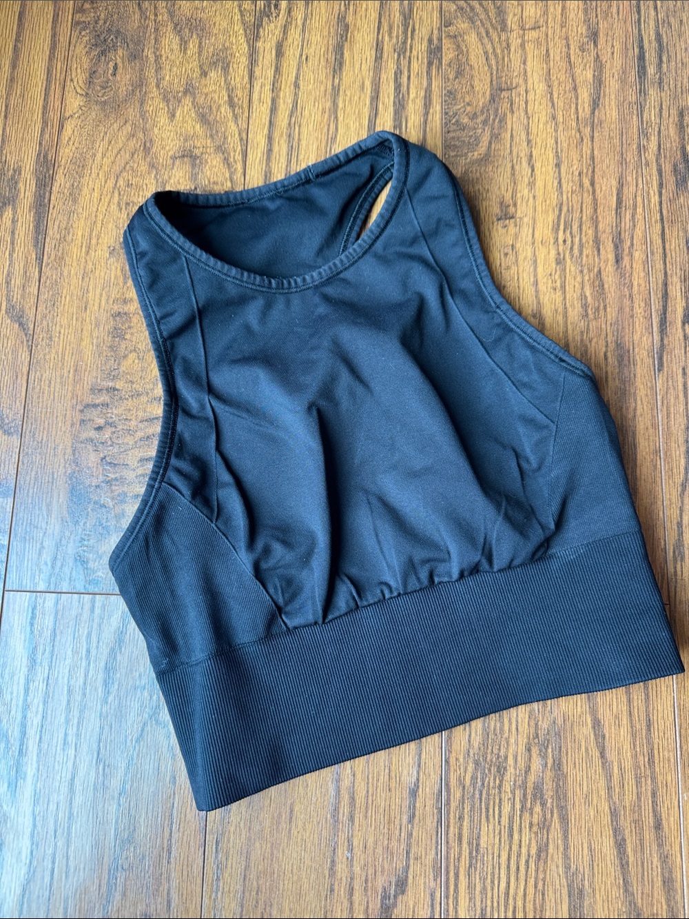 Black High-Neck Sports Bra Lululemon